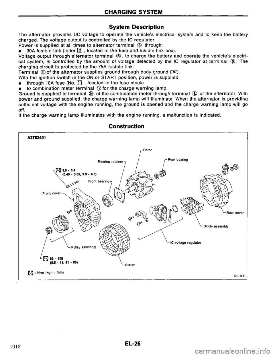 NISSAN PRIMERA 1995 Service Repair Manual 1018 NISSAN PRIMERA 1995 Service Repair Manual 1018