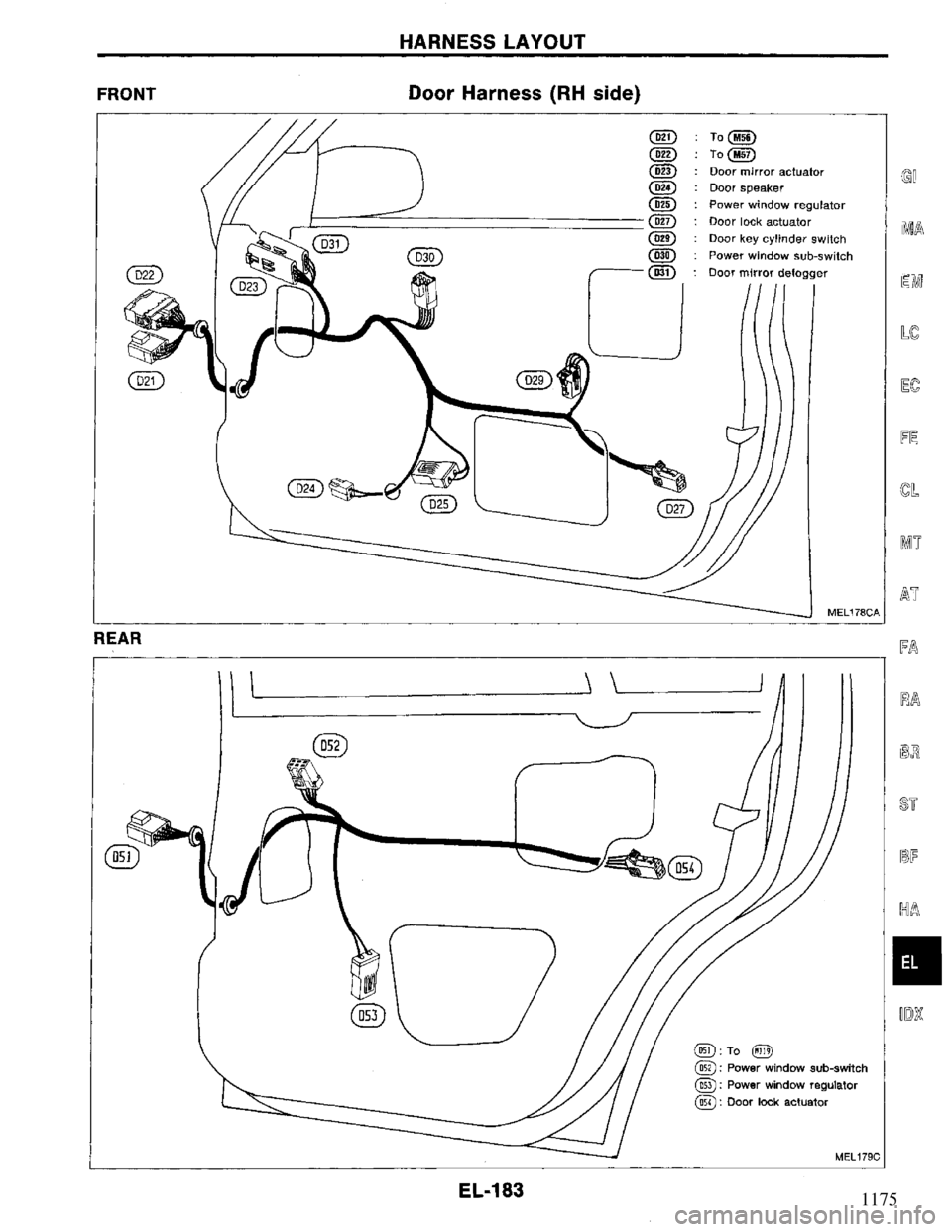 NISSAN PRIMERA 1995 Service Repair Manual 1175 NISSAN PRIMERA 1995 Service Repair Manual 1175