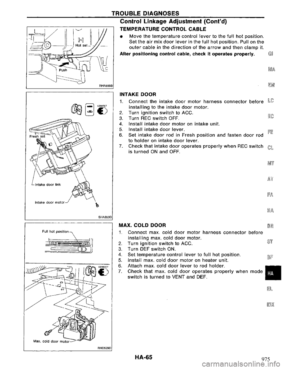 NISSAN PRIMERA 1994 Service Repair Manual 975 NISSAN PRIMERA 1994 Service Repair Manual 975