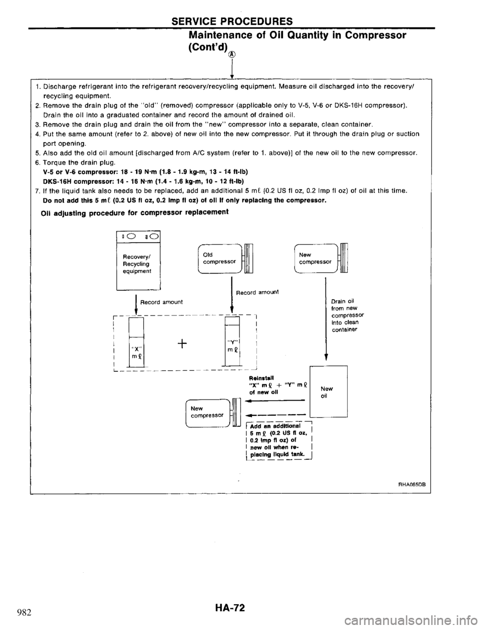 NISSAN PRIMERA 1994 Service Repair Manual 982 NISSAN PRIMERA 1994 Service Repair Manual 982