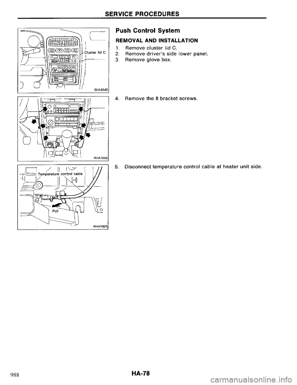 NISSAN PRIMERA 1994 Service Repair Manual 988 NISSAN PRIMERA 1994 Service Repair Manual 988