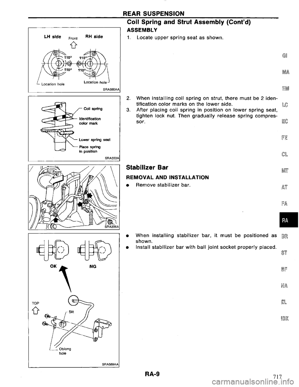 NISSAN PRIMERA 1994 Service Repair Manual 717 NISSAN PRIMERA 1994 Service Repair Manual 717