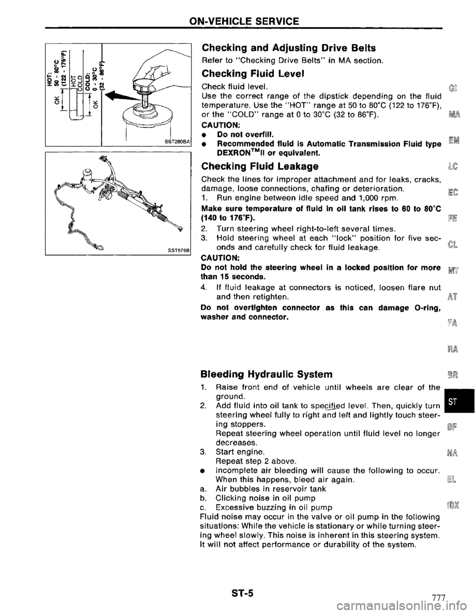 NISSAN PRIMERA 1994 Service Repair Manual 777 NISSAN PRIMERA 1994 Service Repair Manual 777