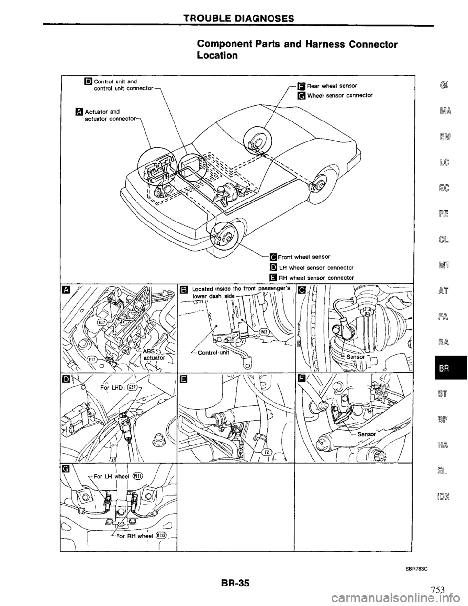 NISSAN PRIMERA 1994 Service Repair Manual 753 NISSAN PRIMERA 1994 Service Repair Manual 753
