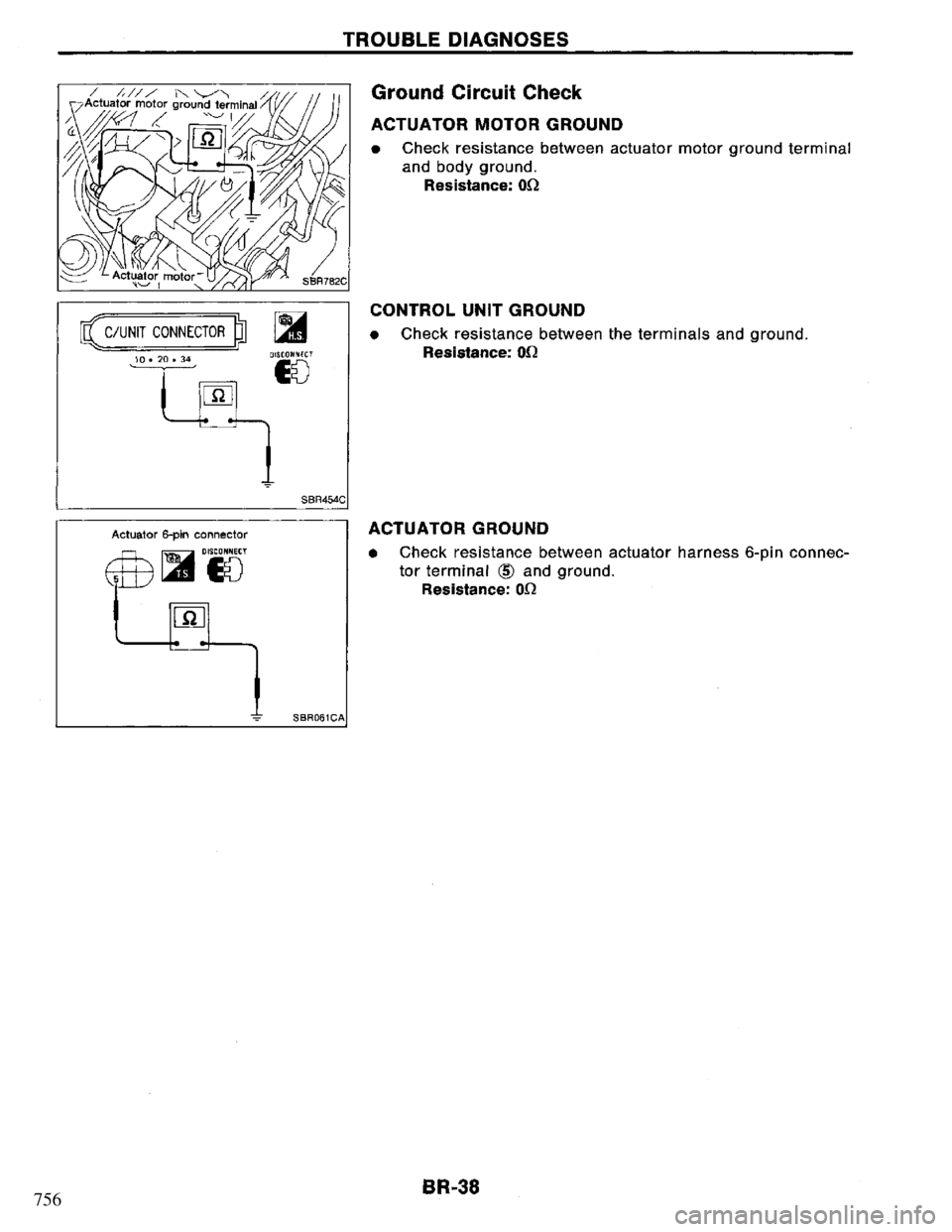 NISSAN PRIMERA 1994 Service Repair Manual 756 NISSAN PRIMERA 1994 Service Repair Manual 756
