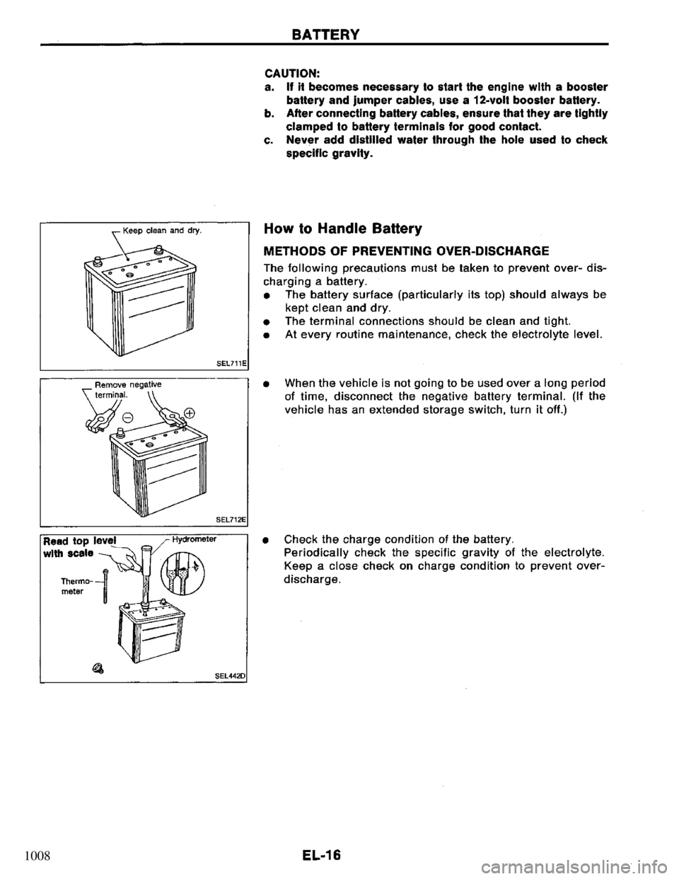NISSAN PRIMERA 1994  Service Repair Manual 1008 