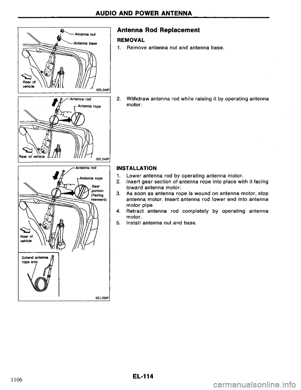 NISSAN PRIMERA 1994 Service Repair Manual 1106 NISSAN PRIMERA 1994 Service Repair Manual 1106