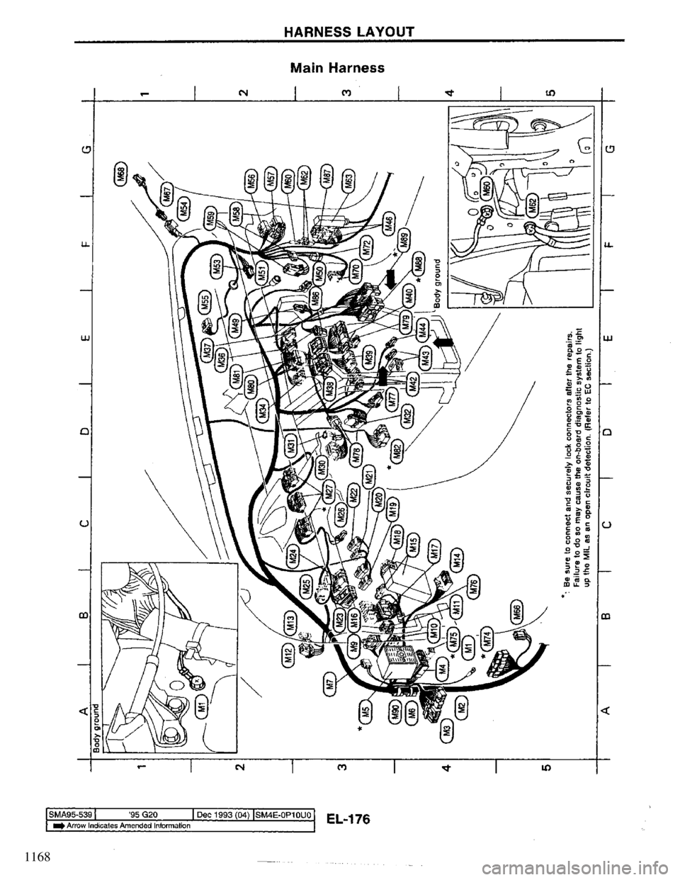 NISSAN PRIMERA 1994  Service Repair Manual 1168 