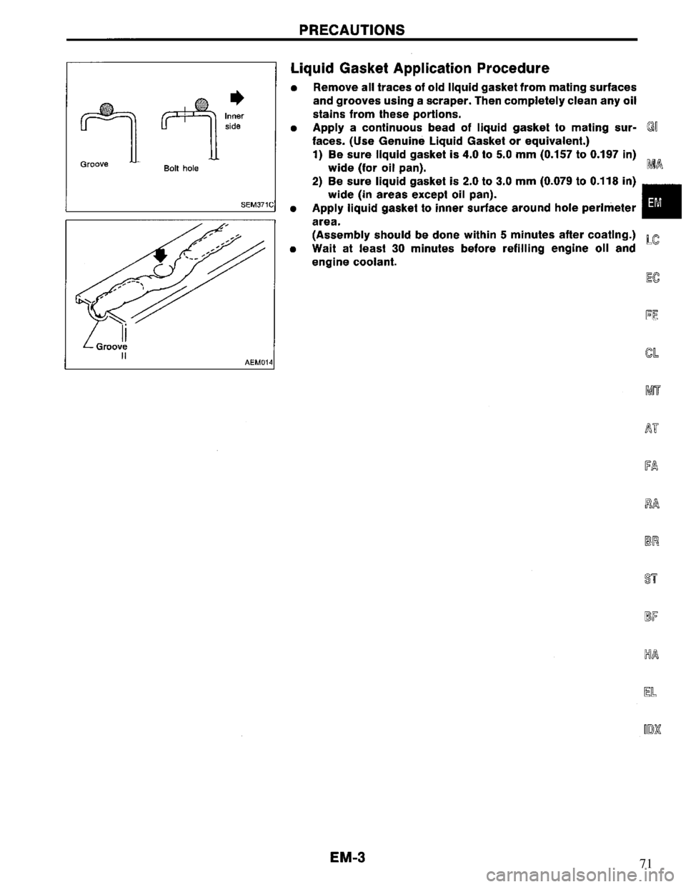 NISSAN PRIMERA 1994 Service Repair Manual 71 NISSAN PRIMERA 1994 Service Repair Manual 71