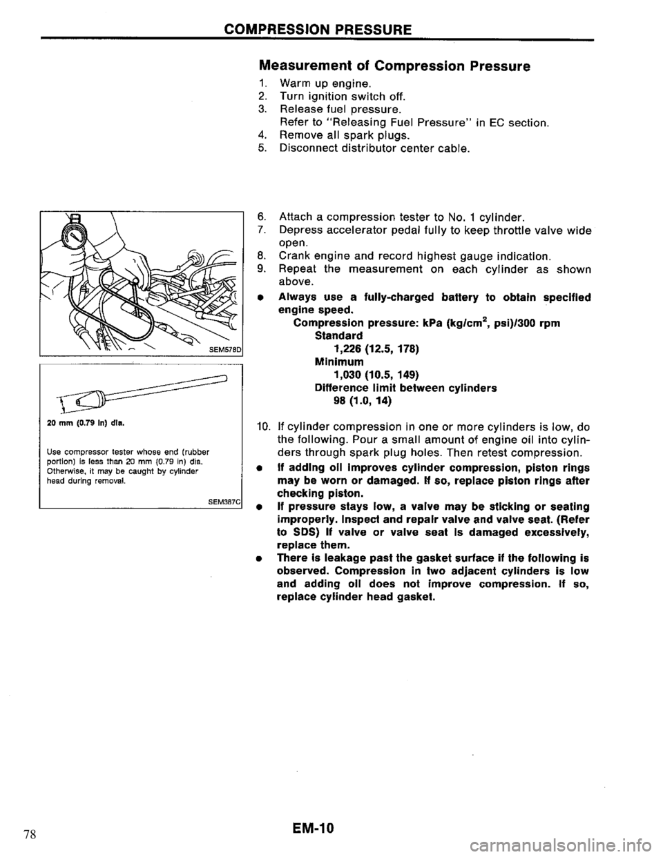 NISSAN PRIMERA 1994  Service Repair Manual 78 