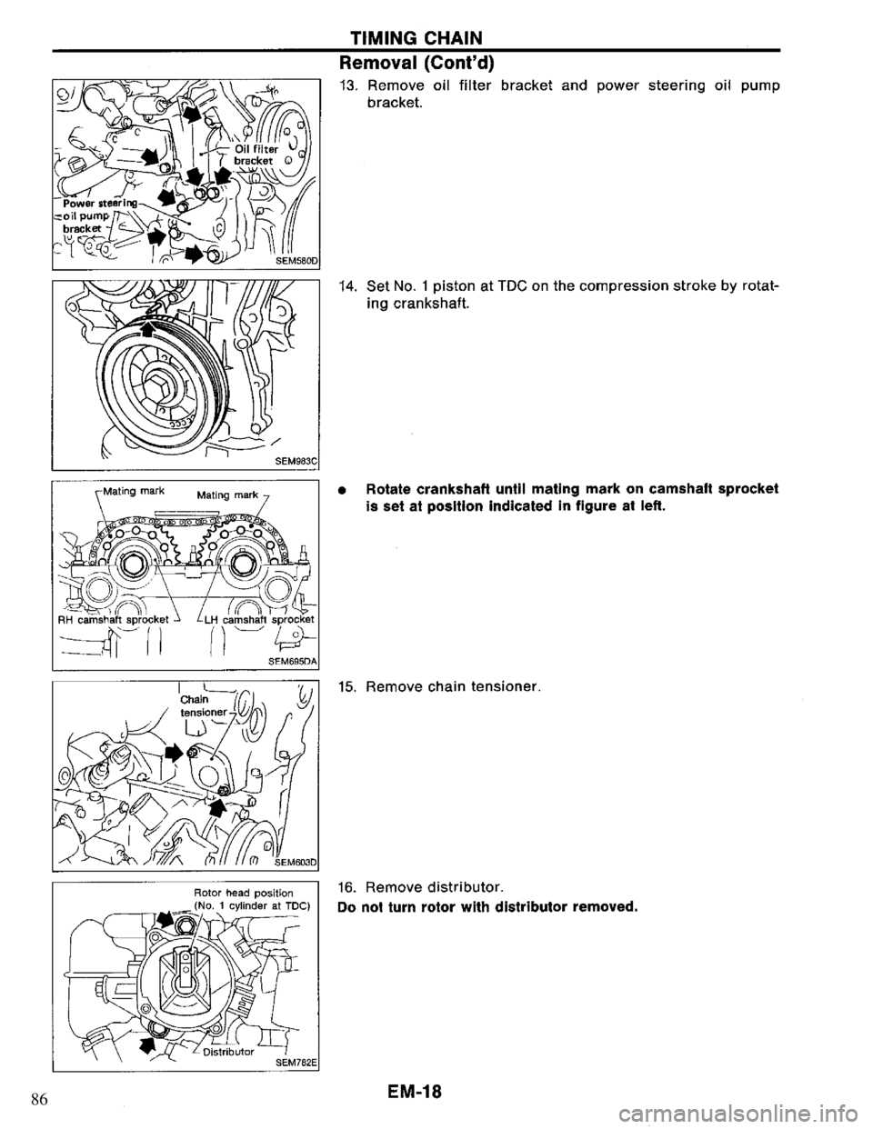 NISSAN PRIMERA 1994  Service Repair Manual 86 