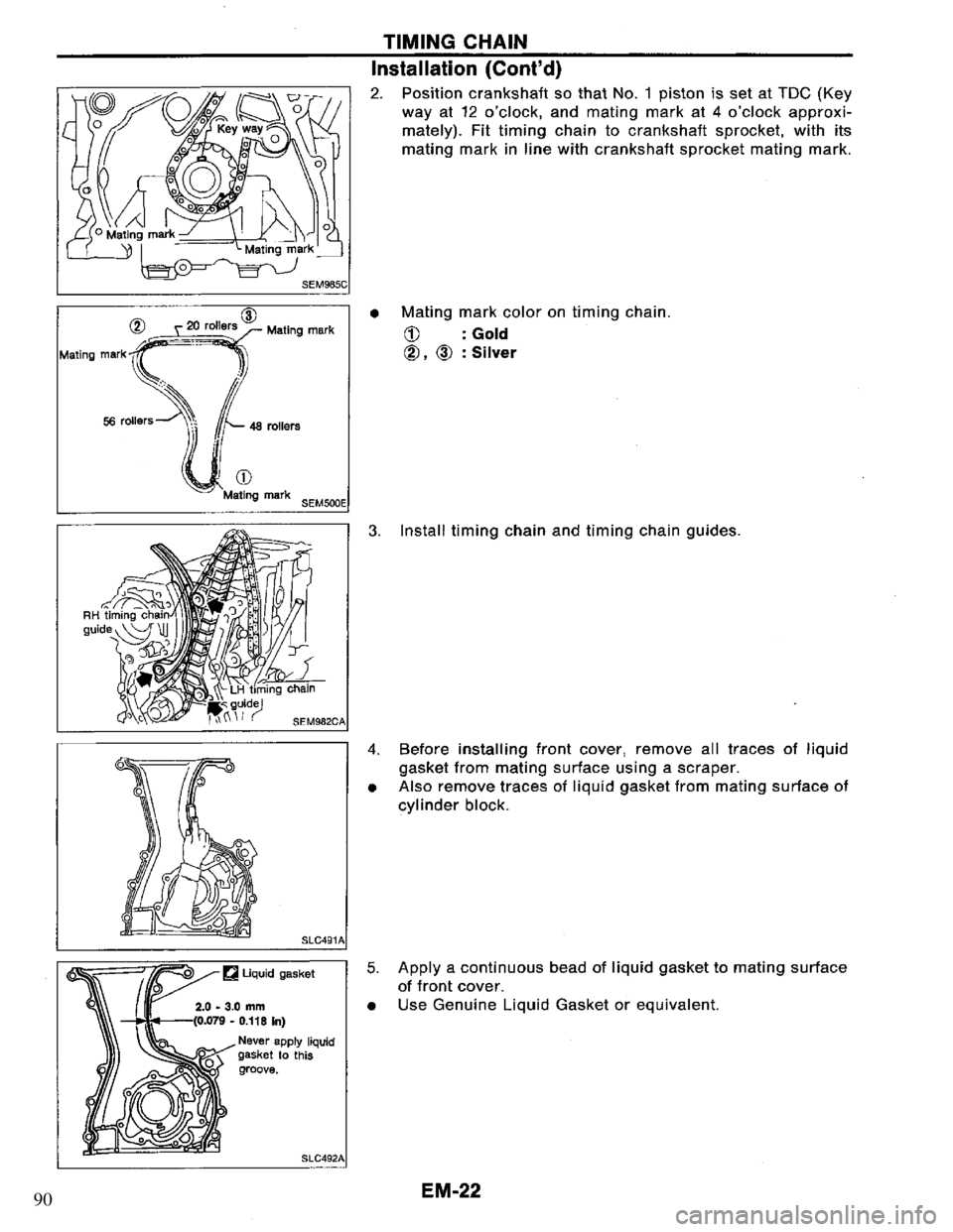 NISSAN PRIMERA 1994  Service Repair Manual 90 