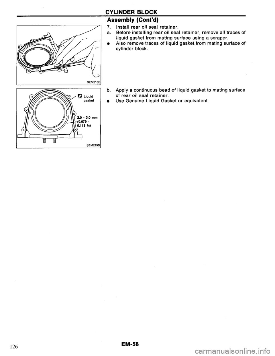 NISSAN PRIMERA 1994 Service Repair Manual 126 NISSAN PRIMERA 1994 Service Repair Manual 126