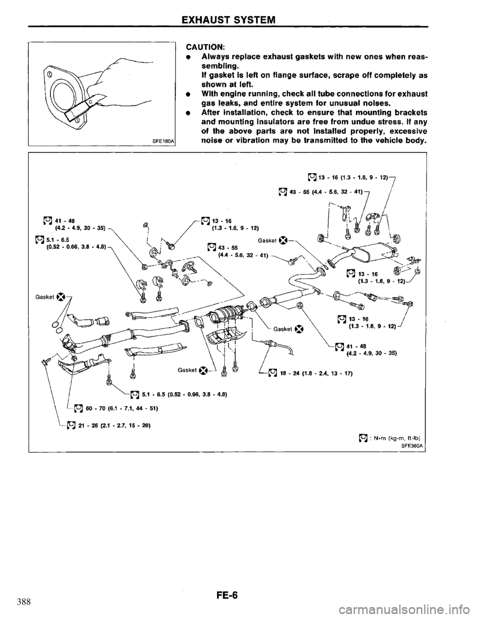 NISSAN PRIMERA 1994 Service Repair Manual 388 NISSAN PRIMERA 1994 Service Repair Manual 388