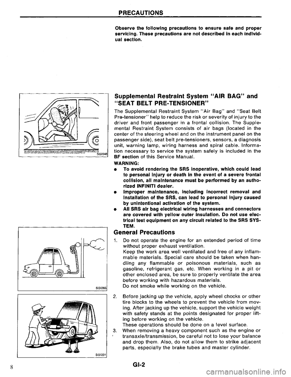 NISSAN PRIMERA 1994  Service Repair Manual 8 