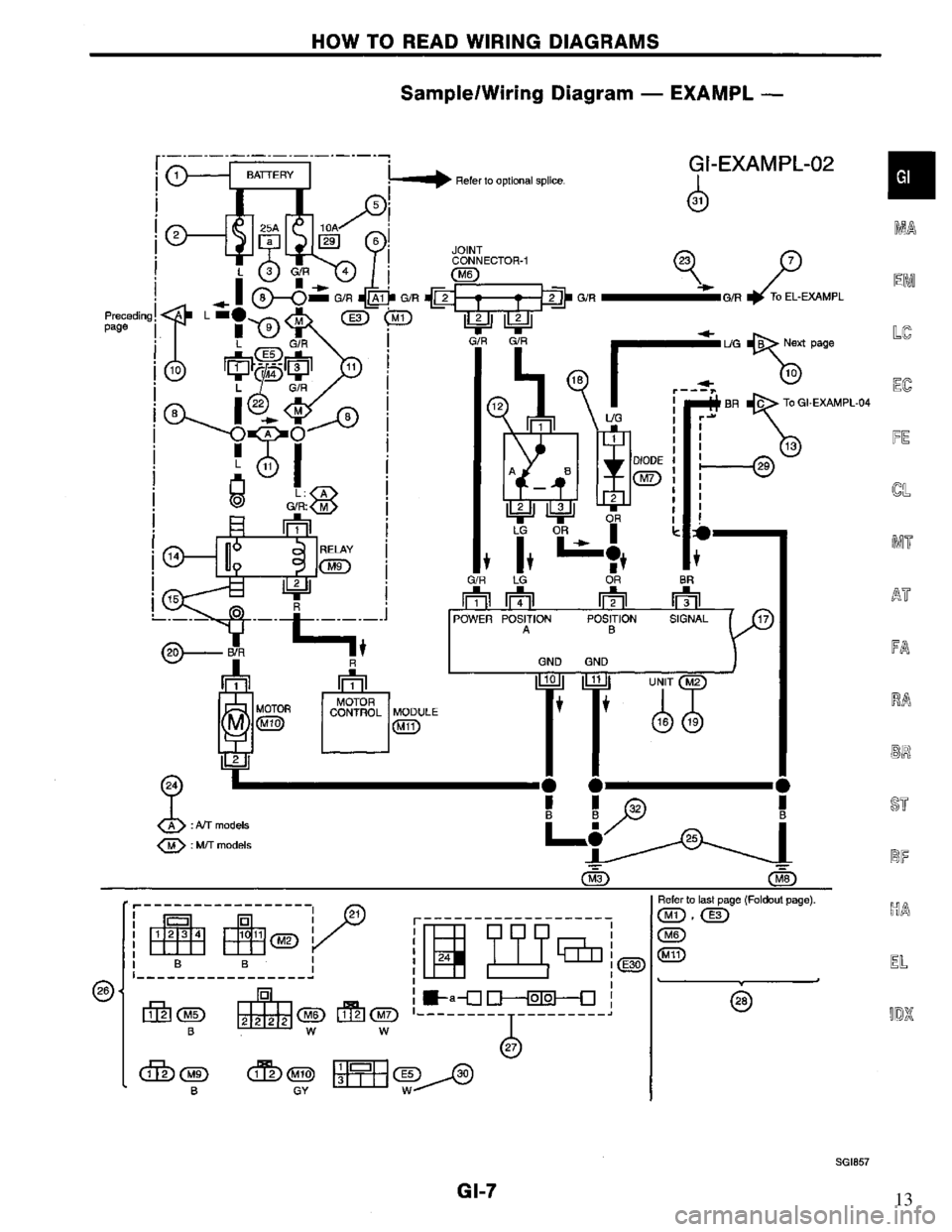 NISSAN PRIMERA 1994  Service Repair Manual 13 