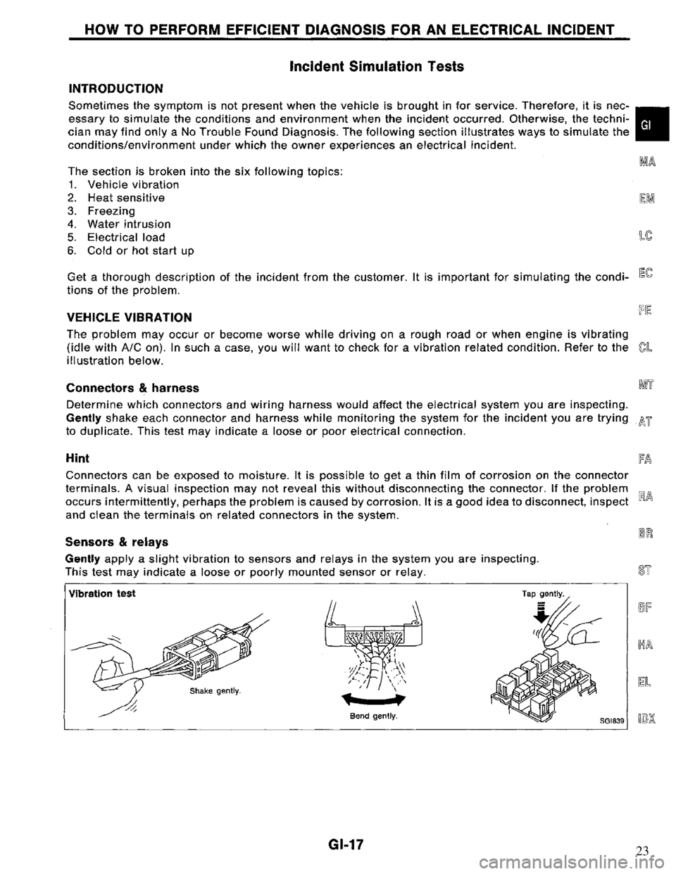 NISSAN PRIMERA 1994 Service Repair Manual 23 NISSAN PRIMERA 1994 Service Repair Manual 23