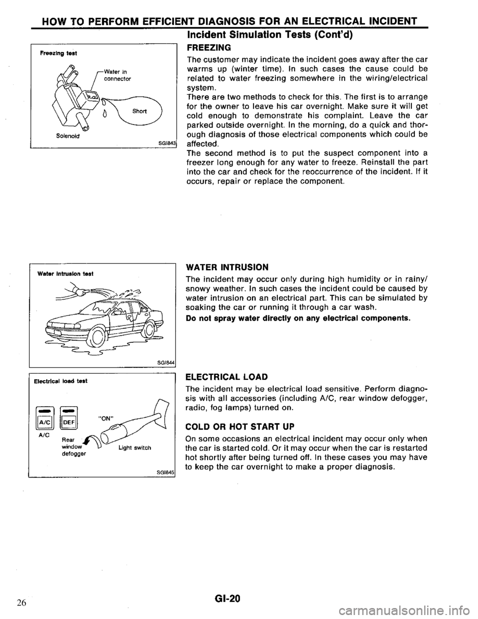 NISSAN PRIMERA 1994 Service Repair Manual 26 NISSAN PRIMERA 1994 Service Repair Manual 26