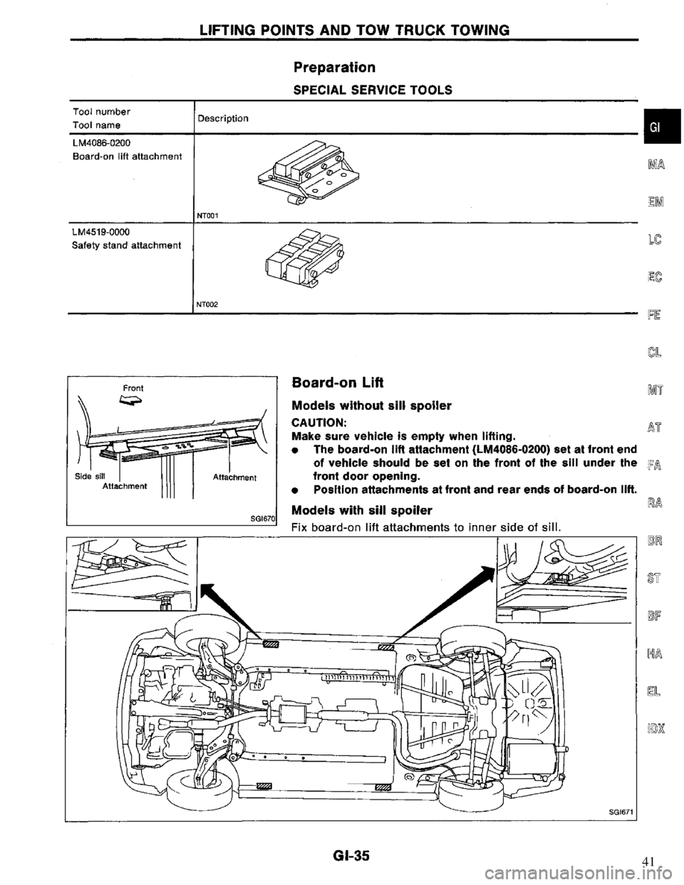 NISSAN PRIMERA 1994 Service Repair Manual 41 NISSAN PRIMERA 1994 Service Repair Manual 41