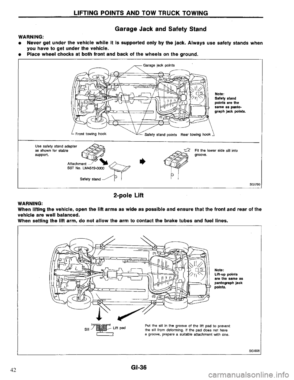 NISSAN PRIMERA 1994 Service Repair Manual 42 NISSAN PRIMERA 1994 Service Repair Manual 42