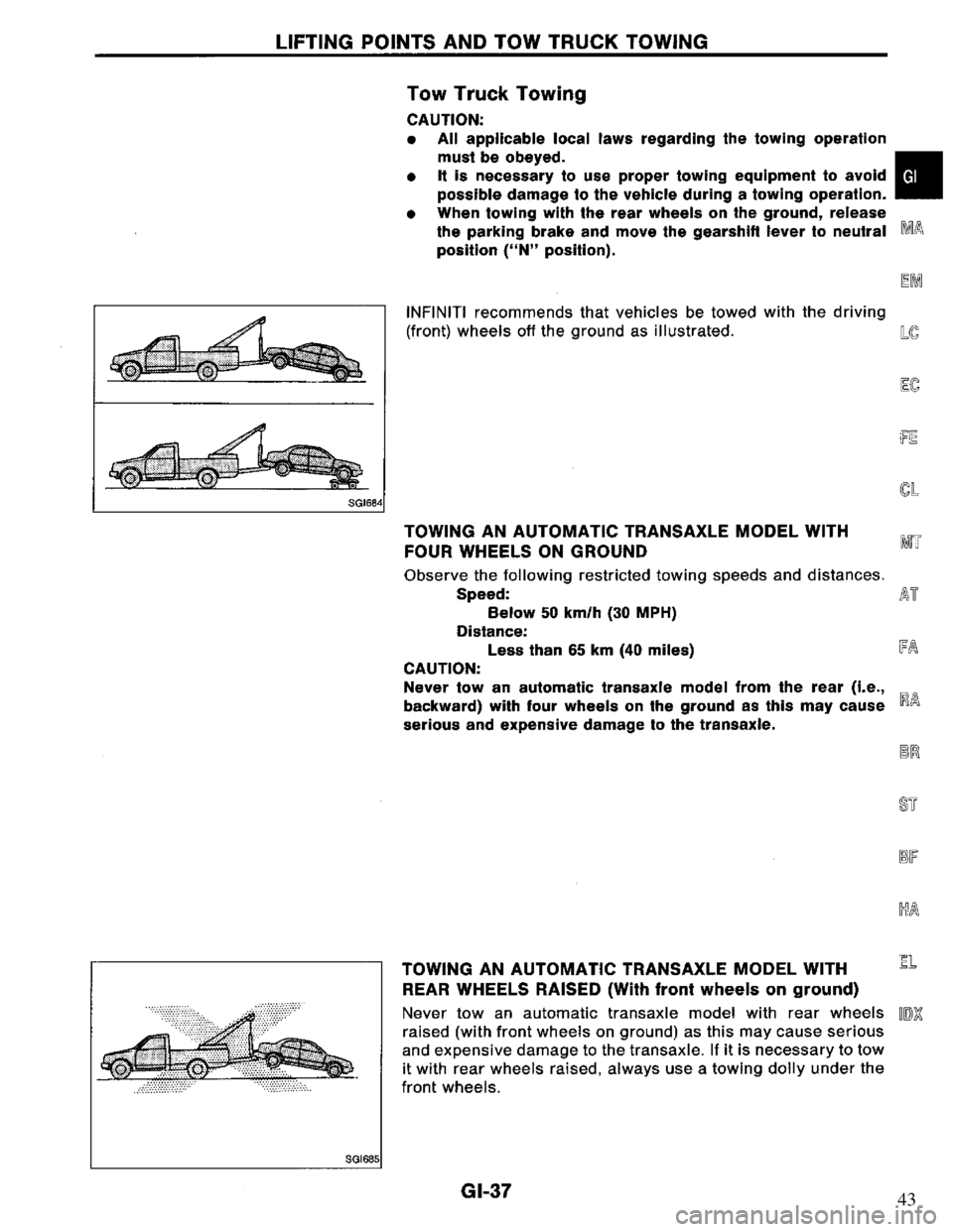 NISSAN PRIMERA 1994 Service Repair Manual 43 NISSAN PRIMERA 1994 Service Repair Manual 43