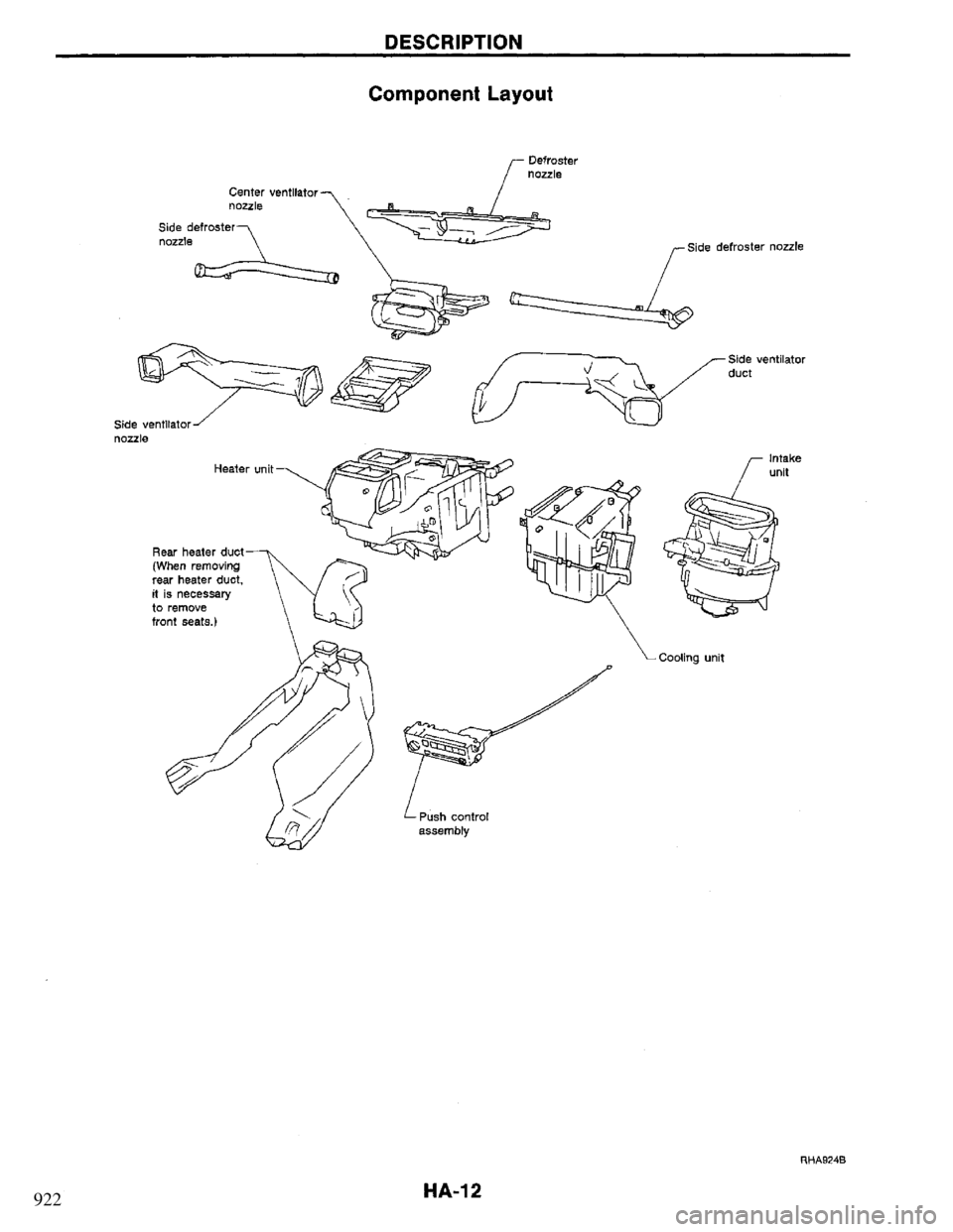 NISSAN PRIMERA 1994 Service Repair Manual 922 NISSAN PRIMERA 1994 Service Repair Manual 922