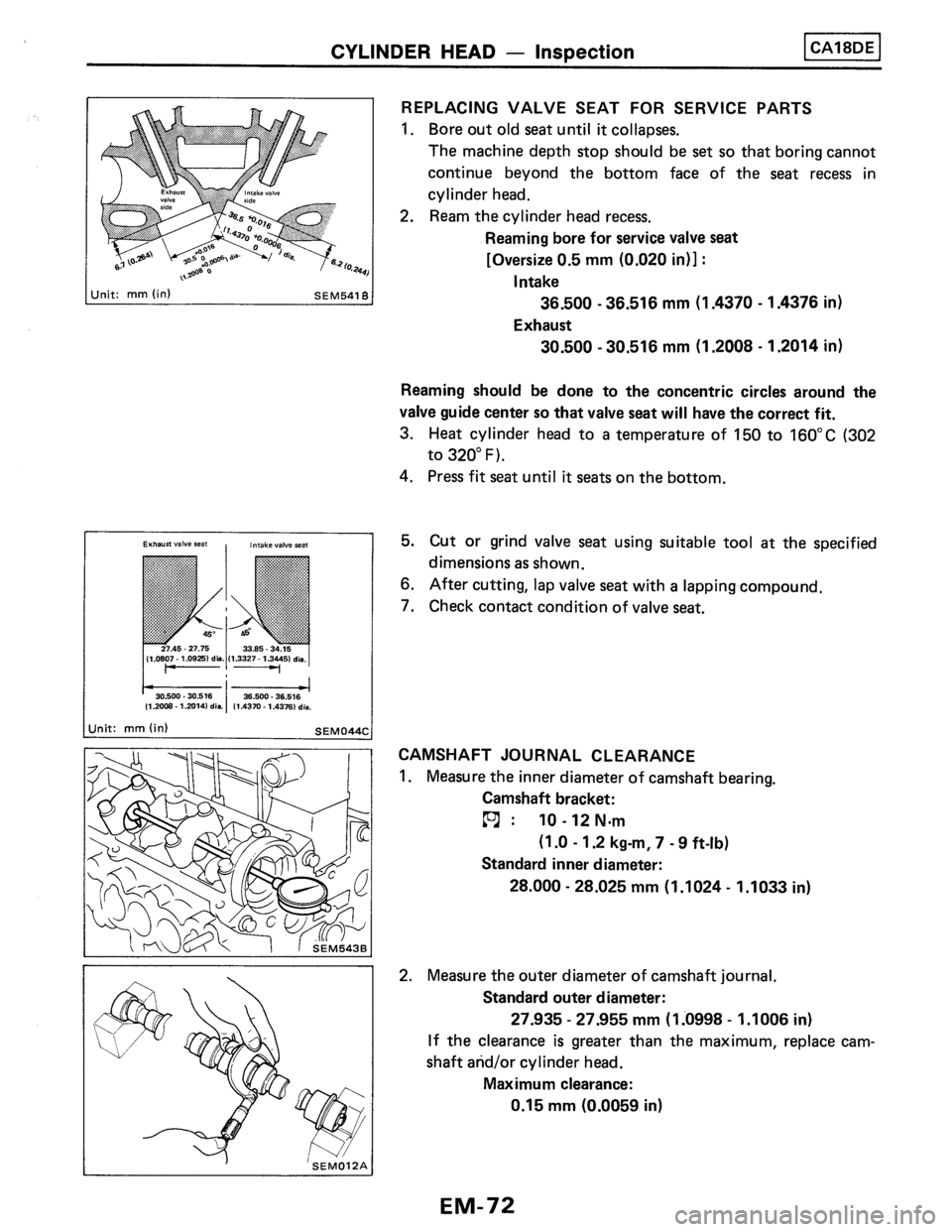 NISSAN PULSAR 1986 Service Manual NISSAN PULSAR 1986 Service Manual