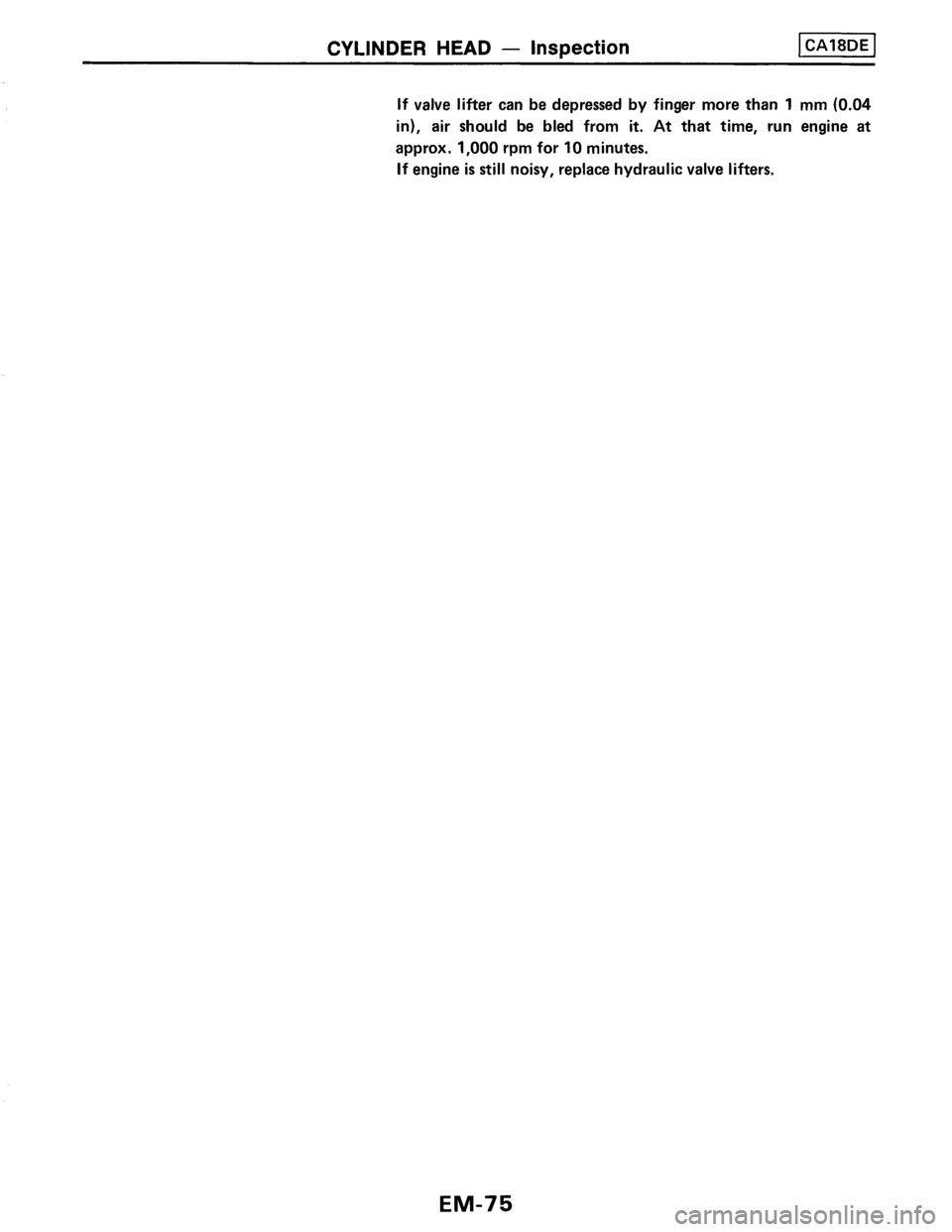 NISSAN PULSAR 1986 Service Manual NISSAN PULSAR 1986 Service Manual