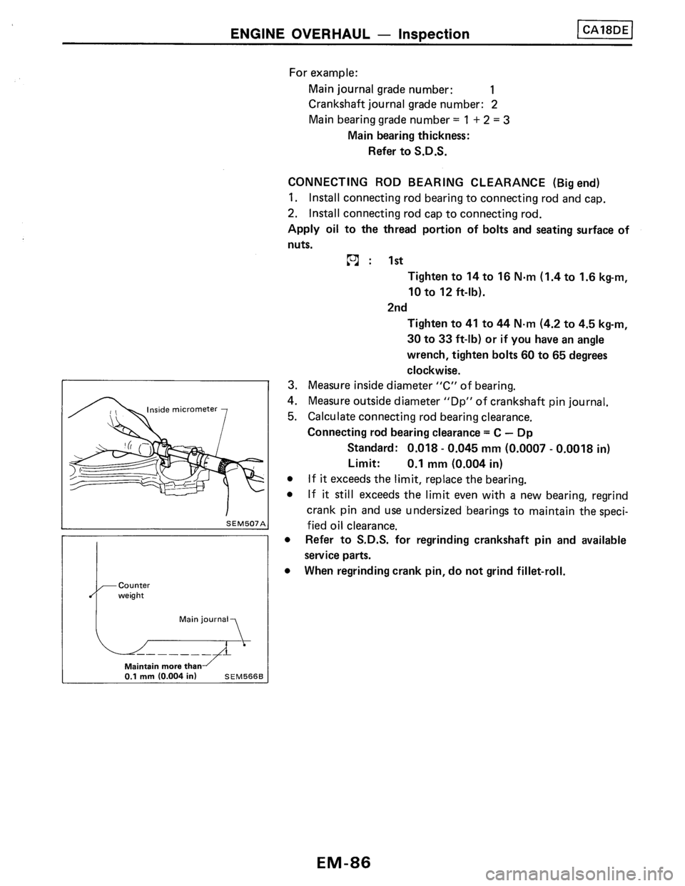 NISSAN PULSAR 1986 Service Manual NISSAN PULSAR 1986 Service Manual