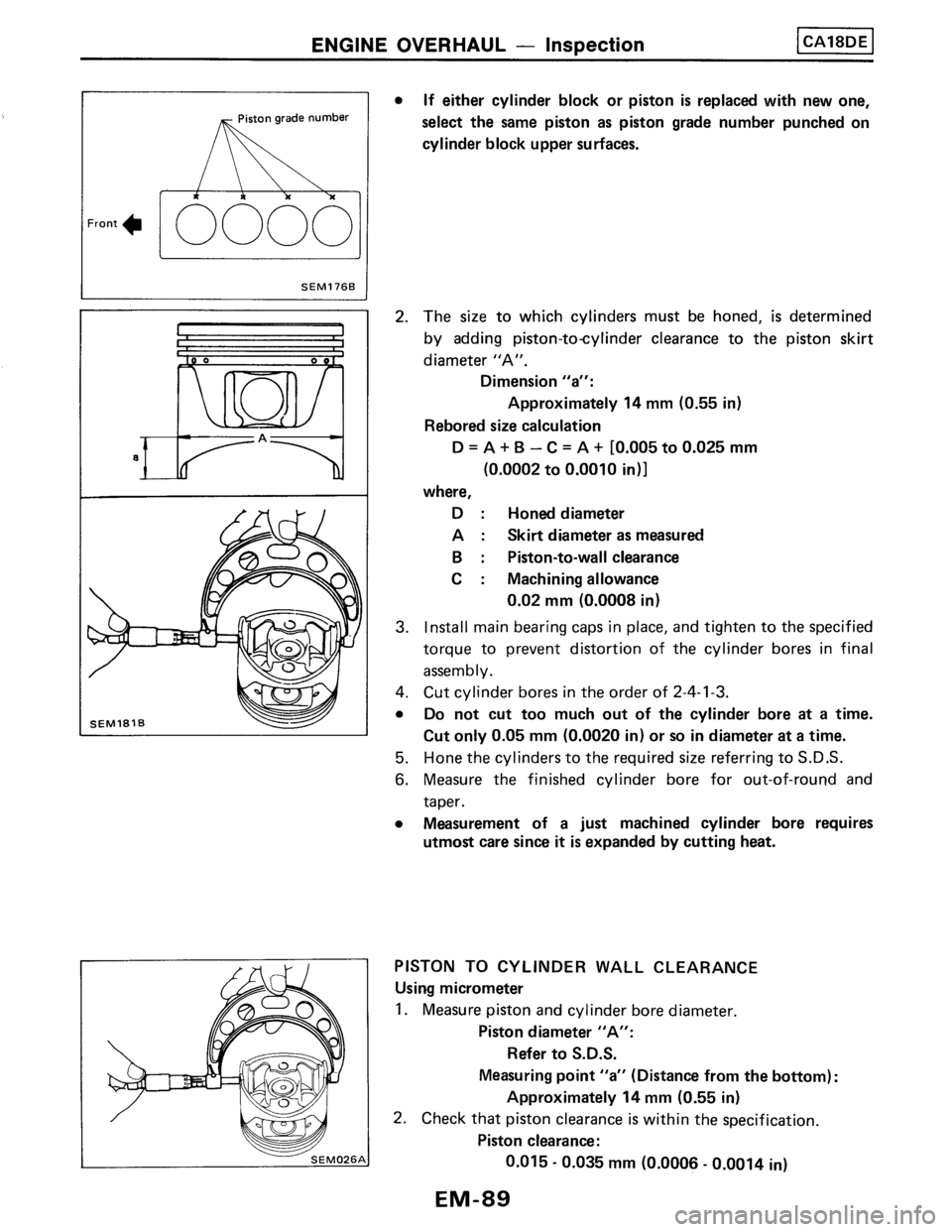 NISSAN PULSAR 1986 Service Manual NISSAN PULSAR 1986 Service Manual