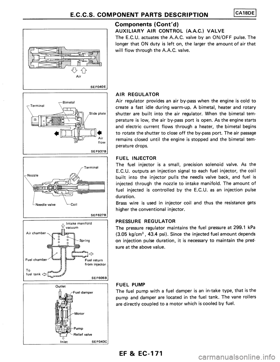 NISSAN PULSAR 1986  Service Manual 