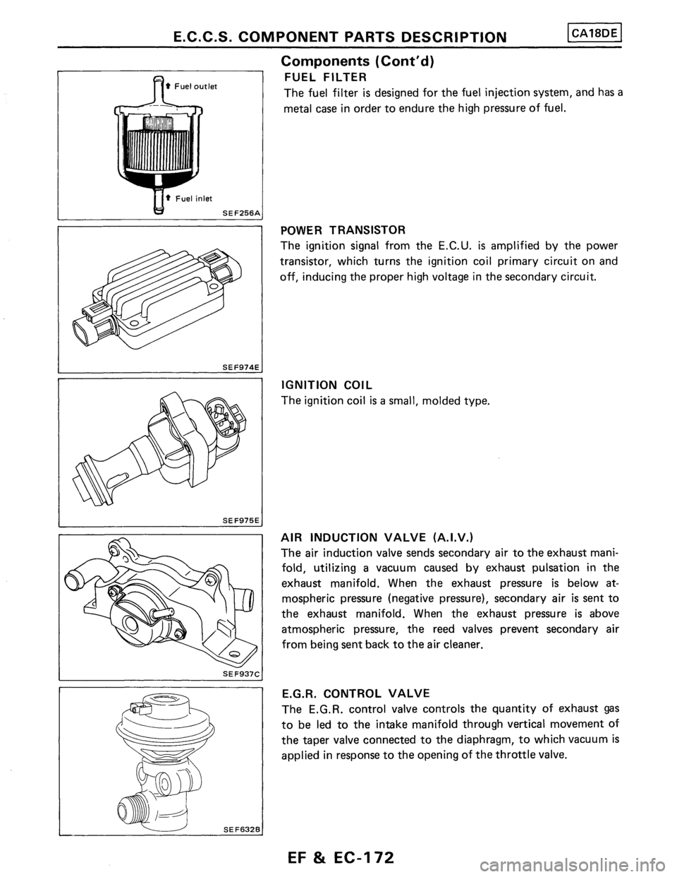 NISSAN PULSAR 1986  Service Manual 