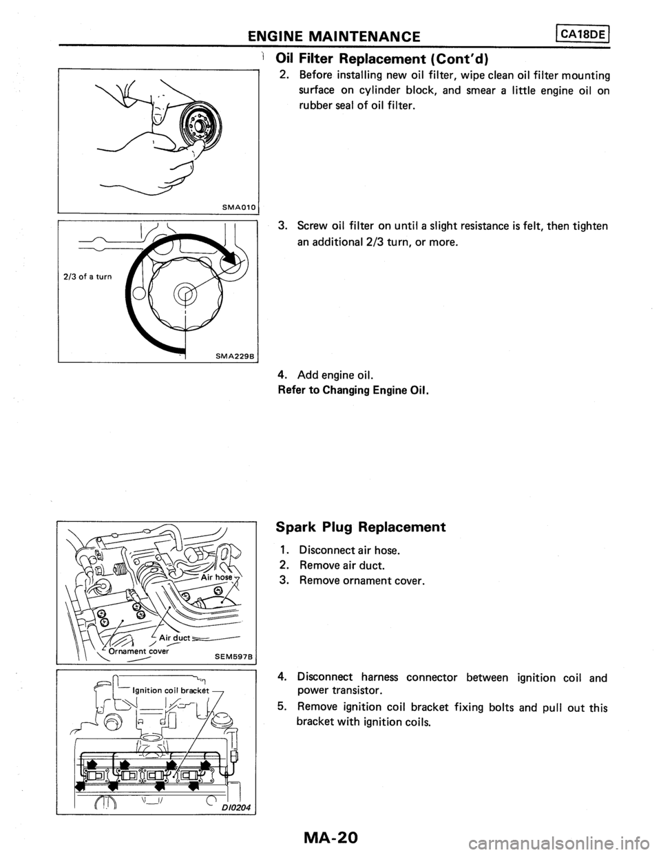 NISSAN PULSAR 1986 Workshop Manual NISSAN PULSAR 1986 Workshop Manual