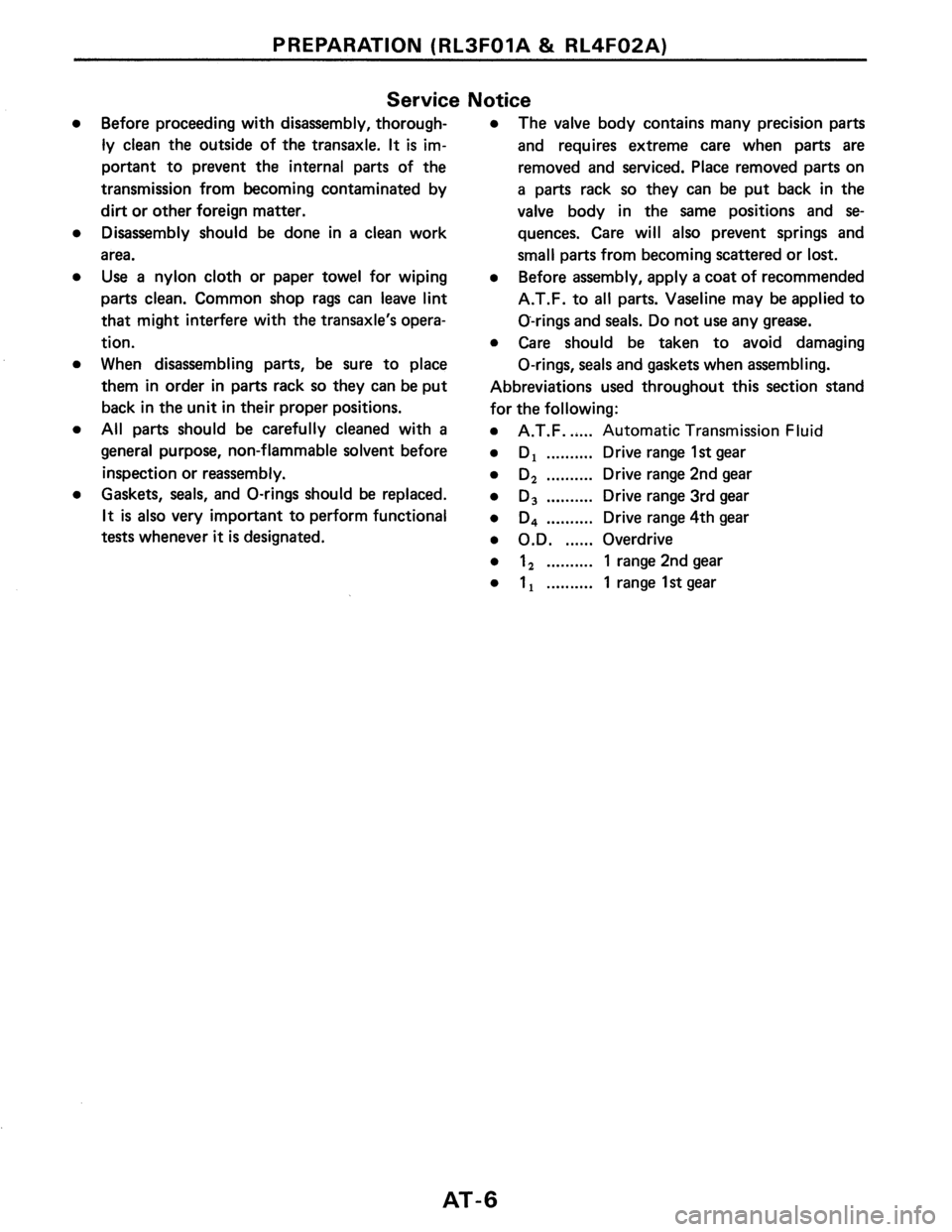 NISSAN PULSAR 1986 Service Manual NISSAN PULSAR 1986 Service Manual