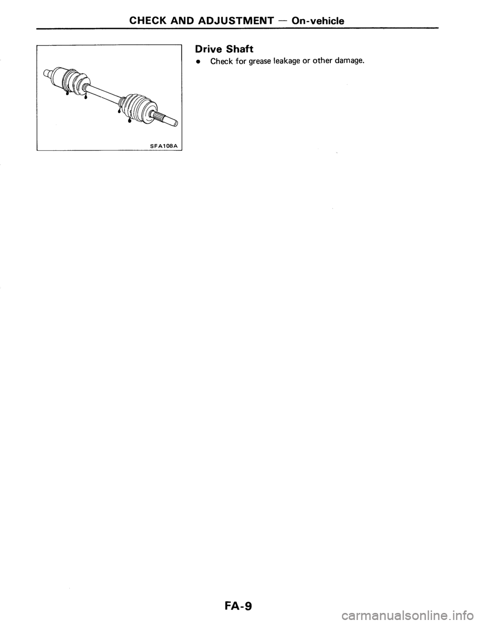 NISSAN PULSAR 1986 Service Manual NISSAN PULSAR 1986 Service Manual