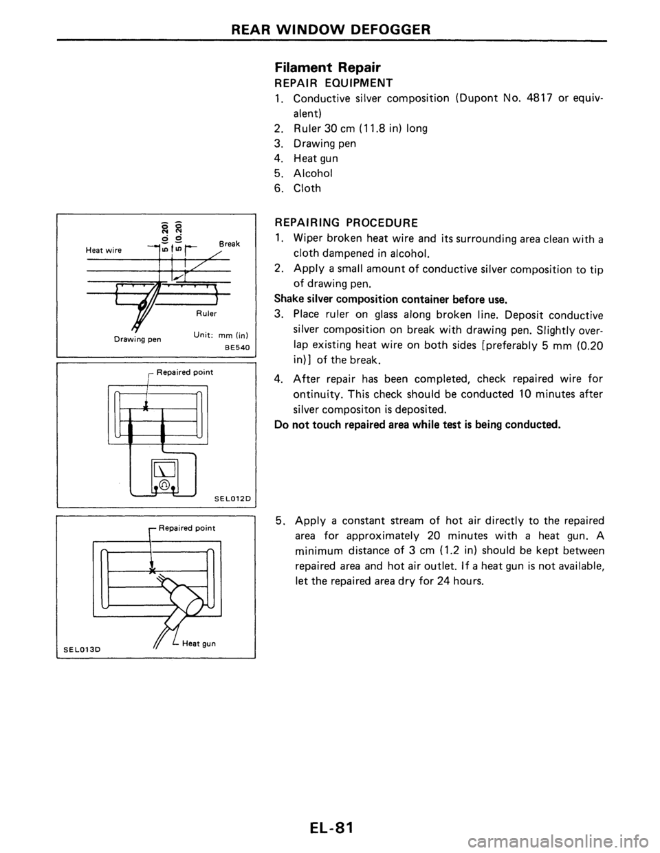 NISSAN PULSAR 1989 Factory Service Manual NISSAN PULSAR 1989 Factory Service Manual