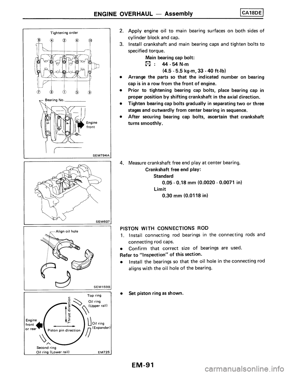 NISSAN PULSAR 1989 Factory Service Manual NISSAN PULSAR 1989 Factory Service Manual