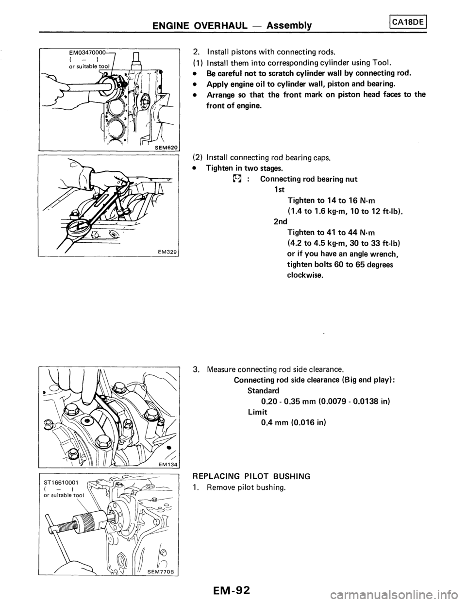NISSAN PULSAR 1989 Factory Service Manual NISSAN PULSAR 1989 Factory Service Manual