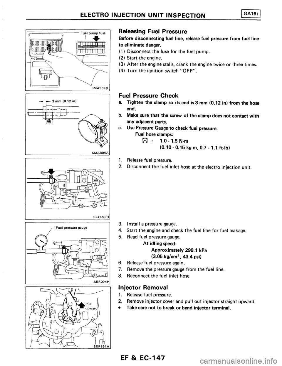 NISSAN PULSAR 1989  Factory Service Manual 