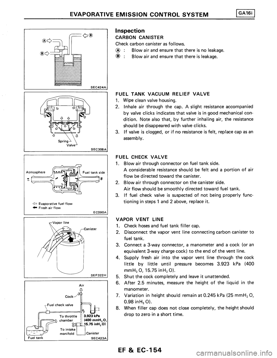 NISSAN PULSAR 1989  Factory Service Manual 