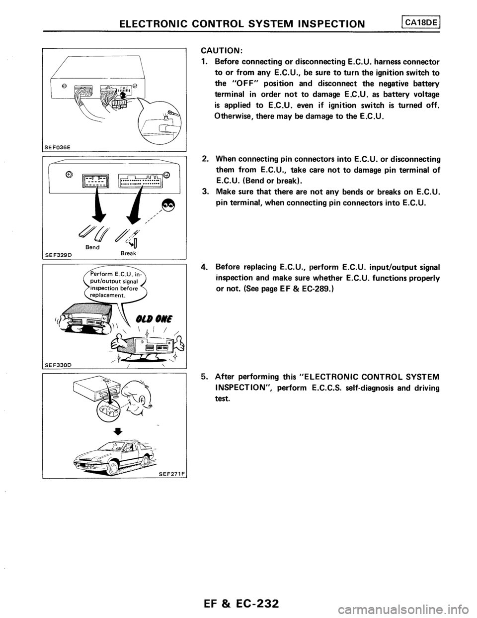 NISSAN PULSAR 1989  Factory Service Manual 