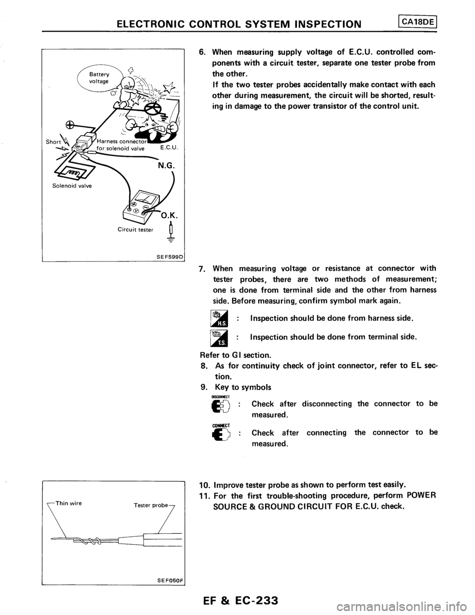 NISSAN PULSAR 1989  Factory Service Manual 