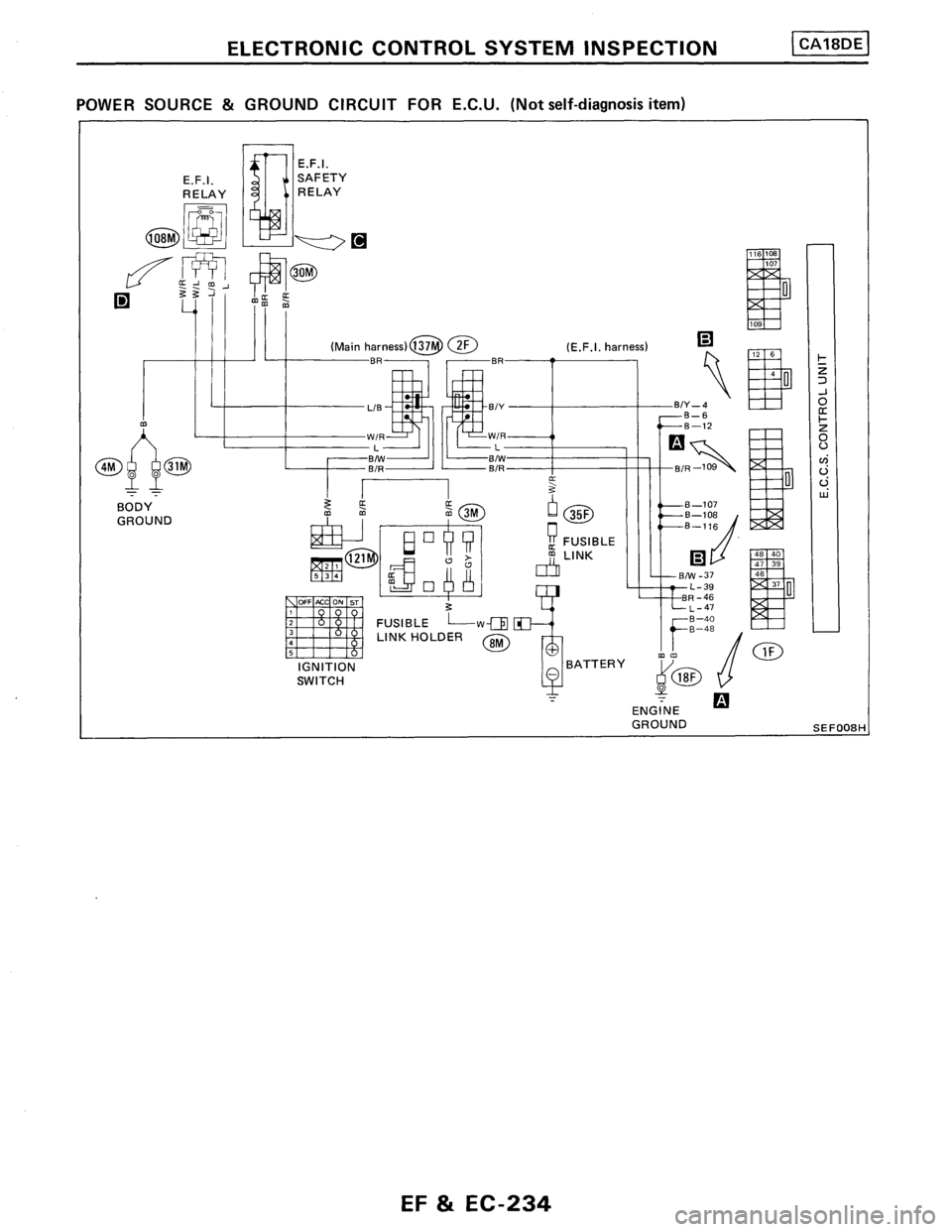 NISSAN PULSAR 1989  Factory Service Manual 