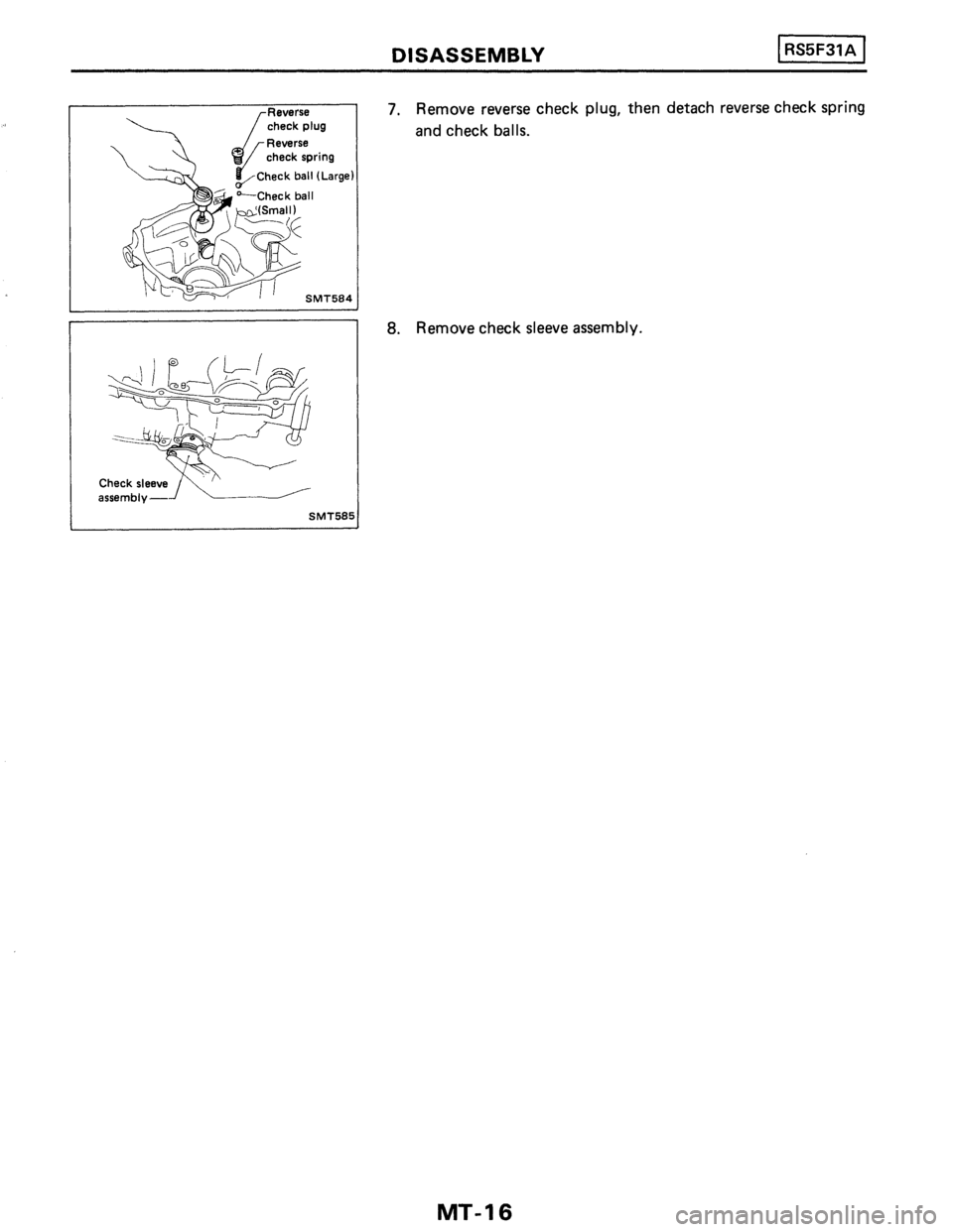 NISSAN PULSAR 1989  Factory Service Manual 