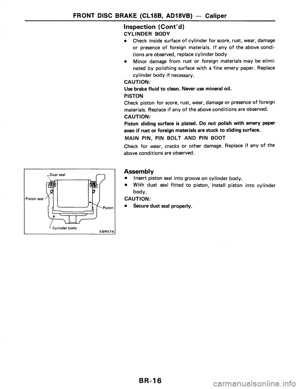 NISSAN PULSAR 1989 Factory Service Manual NISSAN PULSAR 1989 Factory Service Manual