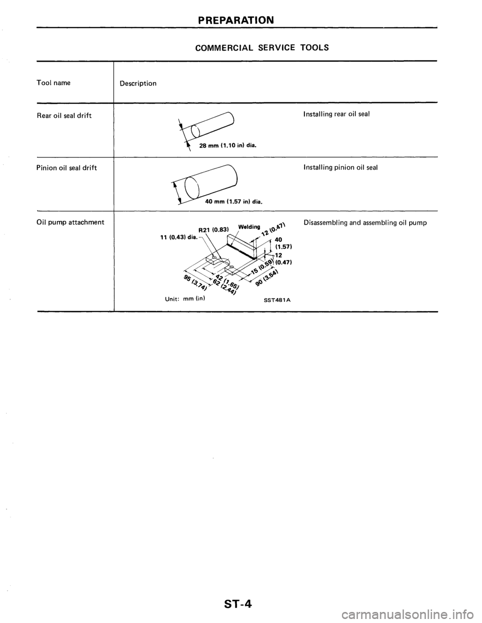NISSAN PULSAR 1989 Factory Service Manual NISSAN PULSAR 1989 Factory Service Manual