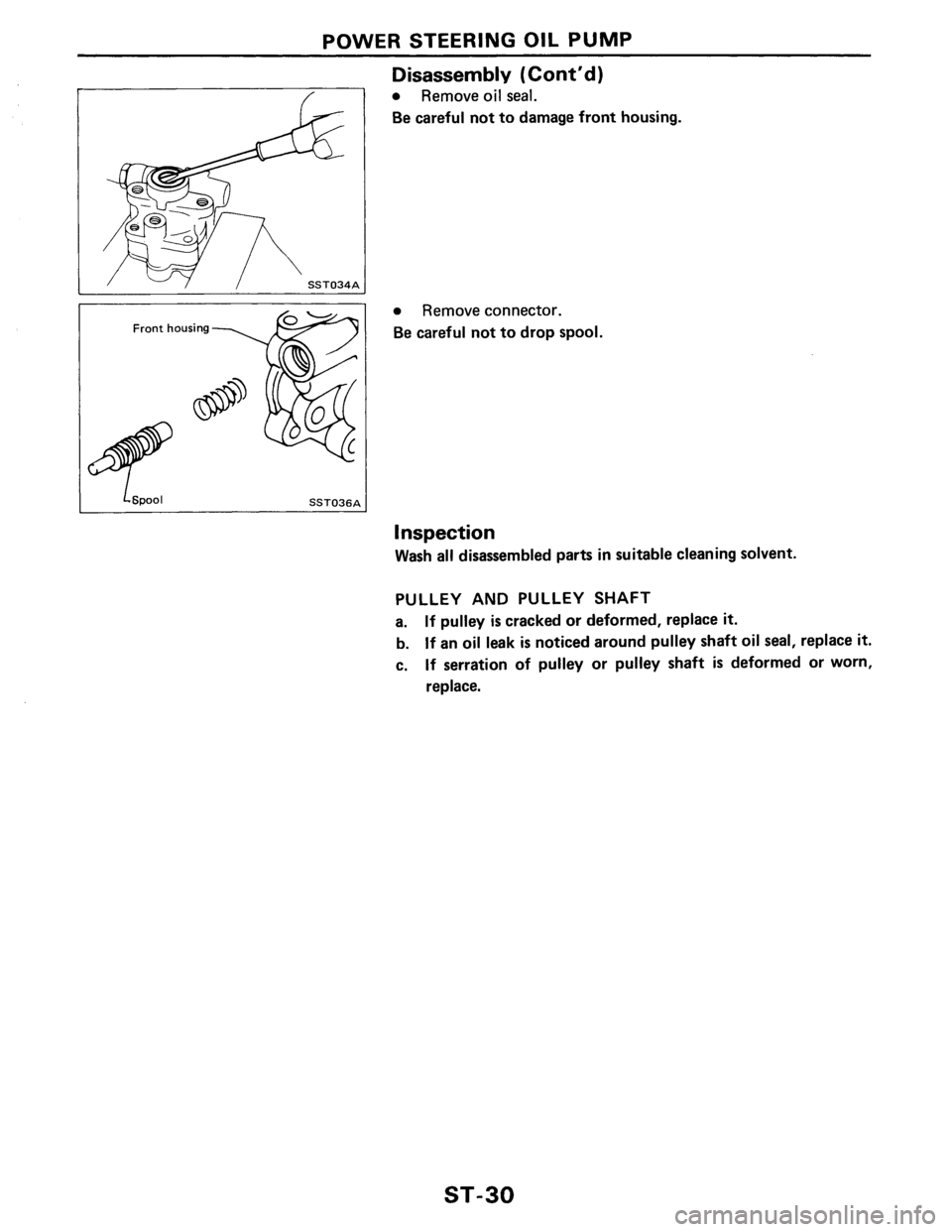 NISSAN PULSAR 1989 Factory Service Manual NISSAN PULSAR 1989 Factory Service Manual