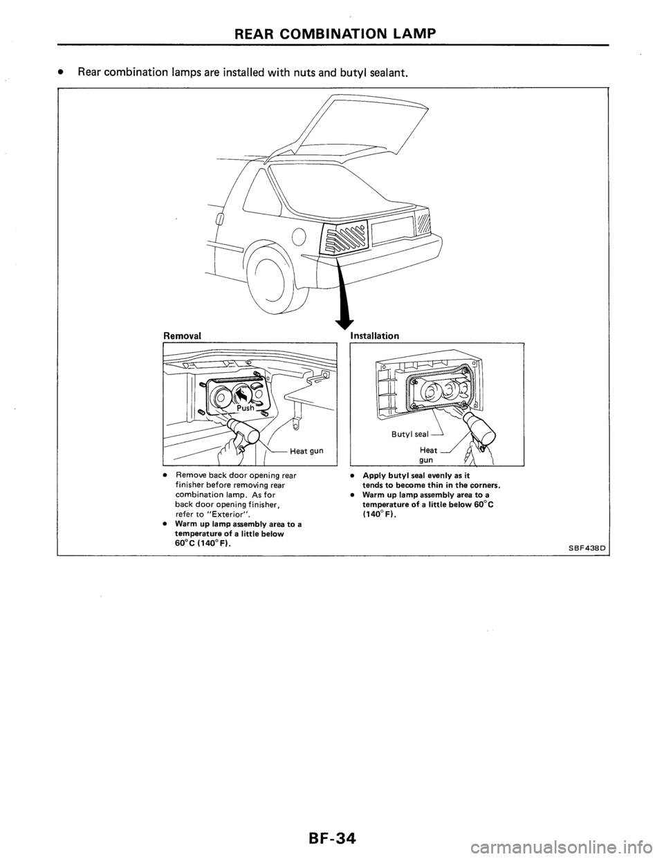 NISSAN PULSAR 1989 Factory Service Manual NISSAN PULSAR 1989 Factory Service Manual