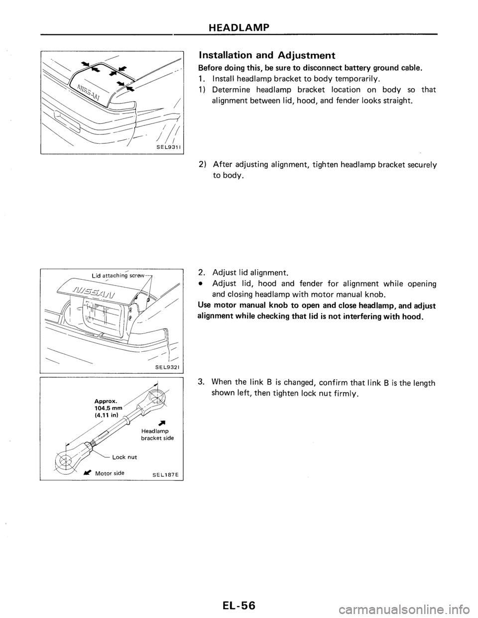 NISSAN PULSAR 1989 Factory Service Manual NISSAN PULSAR 1989 Factory Service Manual