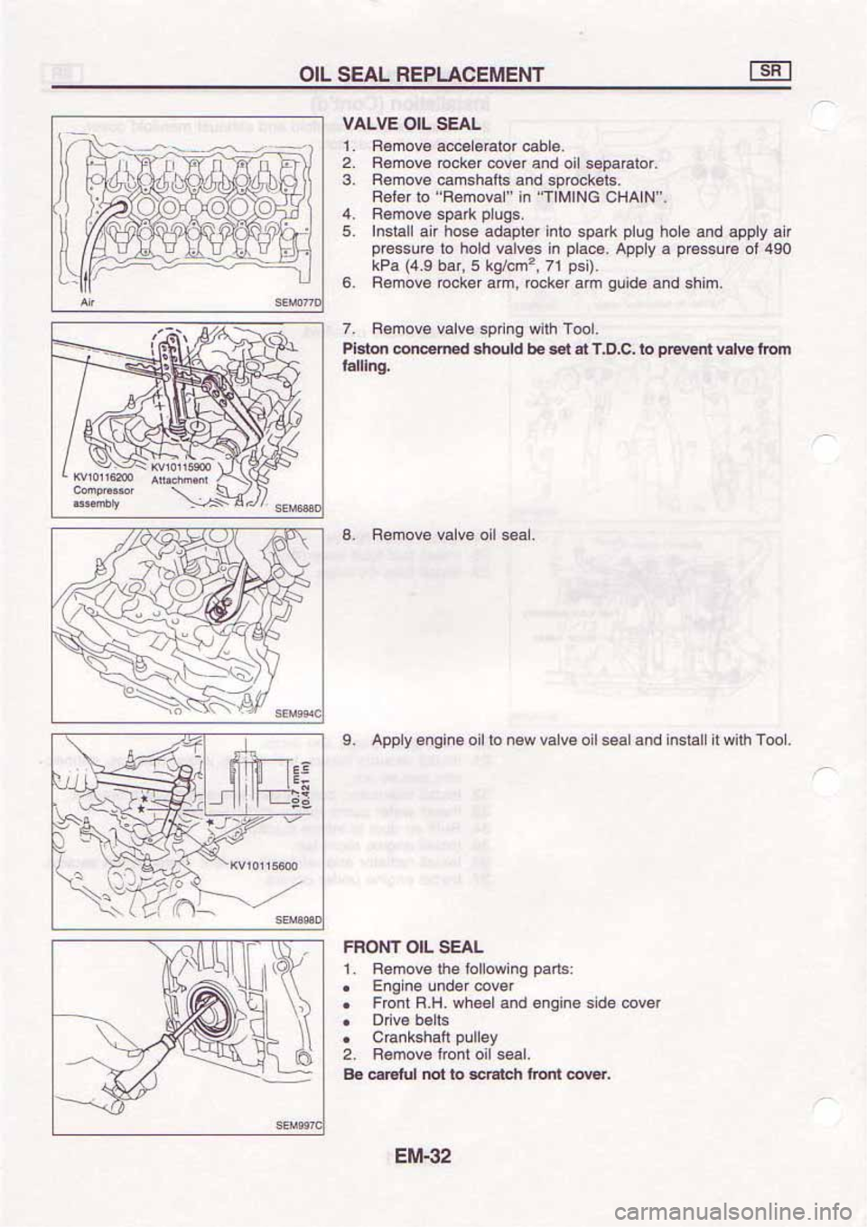 NISSAN SERENA 1992 Service Manual NISSAN SERENA 1992 Service Manual